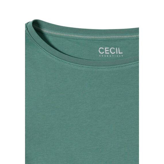Damen Basic Shirt in Unifarbe