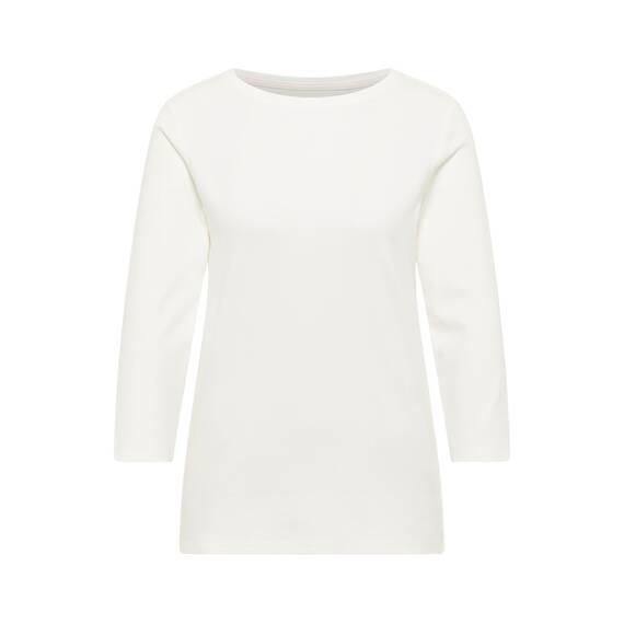 Damen Basic U-Boot Shirt