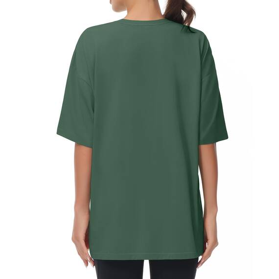 THE GYM PEOPLE Damen Kurzärmeliges mit Rundhalsausschnitt Übergroße T-Shirts Basic Baumwolle Shirts
