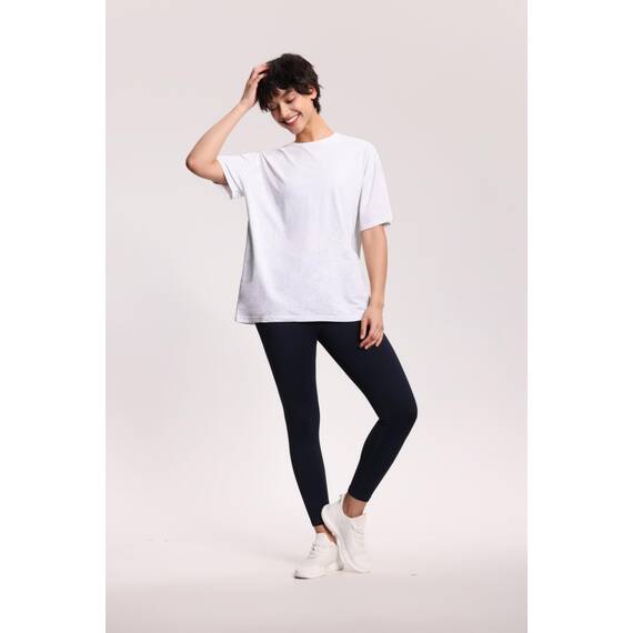 THE GYM PEOPLE Damen Kurzärmeliges mit Rundhalsausschnitt Übergroße T-Shirts Basic Baumwolle Shirts