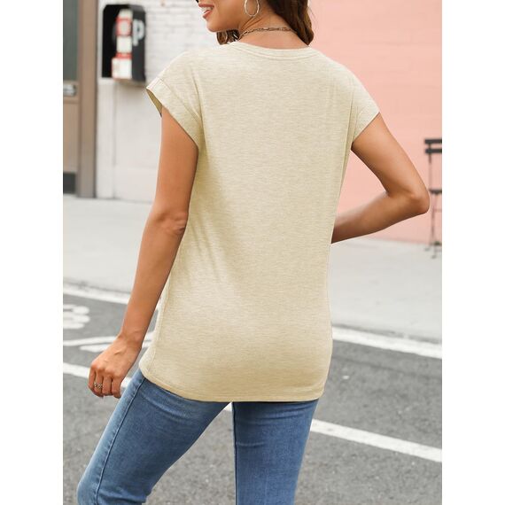 Cuptacc Tank Top Damen Sommer Rundhals Oberteile Damen Elegant Tops Cute T Shirt Basic Business Bluse Eiscreme Klein S 34-36
