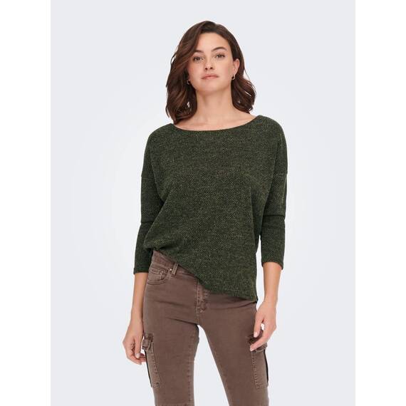 ONLY Damen ONLALBA 3/4 JRS NOOS Top, Rosin ,L