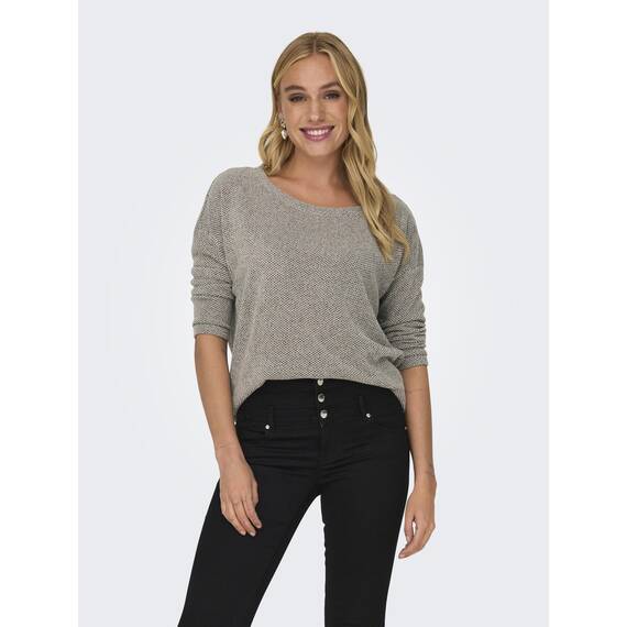 ONLY Female Top Oversize Oberteil mit 3/4-Ärmeln