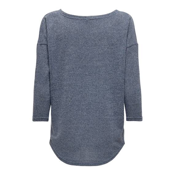 ONLY Damen Onlalba 3/4 Top JRS Noos Langarmshirt, Windward Blue,S