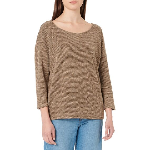 ONLY Damen ONLALBA 3/4 JRS NOOS Top, Silver Mink ,L
