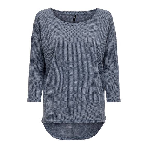 ONLY Damen Onlalba 3/4 Top JRS Noos Langarmshirt, Windward Blue,XS