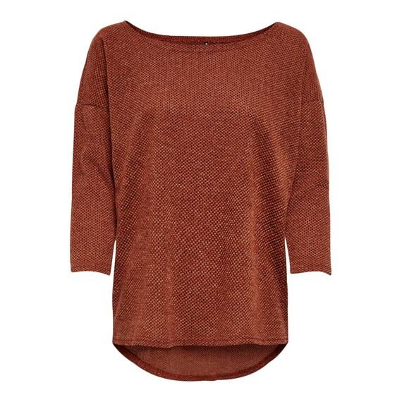 ONLY Damen ONLALBA 3/4 JRS NOOS Top, Picante, L, 15177776