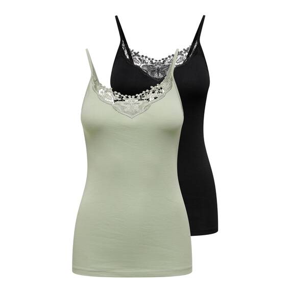 ONLKIRA Life LACE Singlet 2PACK NOOS