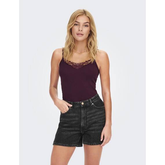 ONLY Female Tanktop Normal geschnitten Rundhals Tank-Top