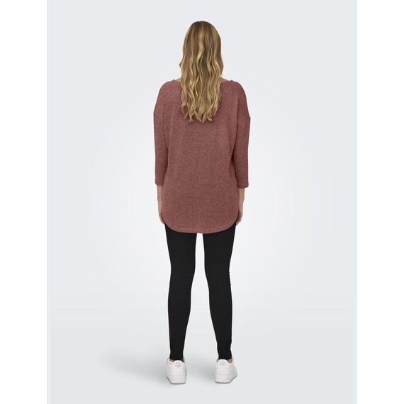 ONLY Damen Onlalba 3/4 Top JRS Noos Langarmshirt, Canyon Rose,XXL