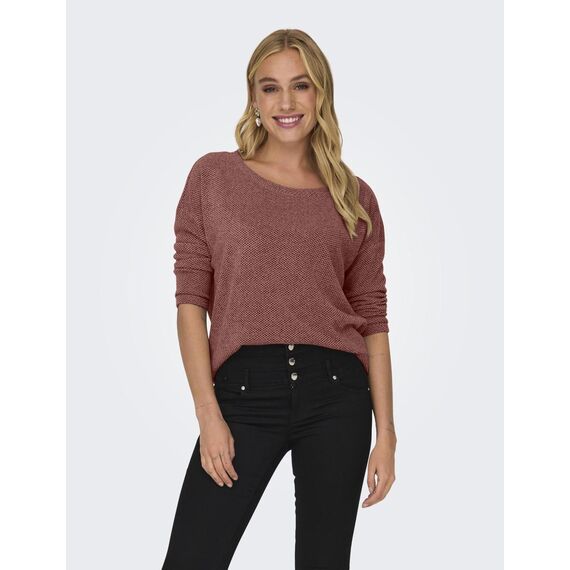 ONLY Damen Onlalba 3/4 Top JRS Noos Langarmshirt, Canyon Rose,XXL