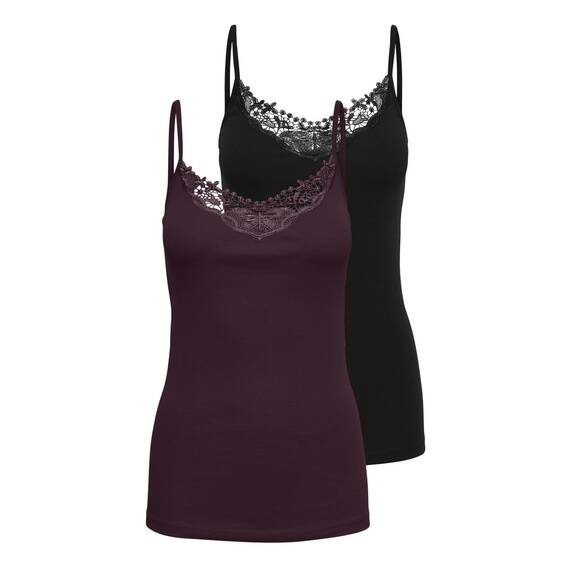 ONLY Female Tanktop Normal geschnitten Rundhals Tank-Top