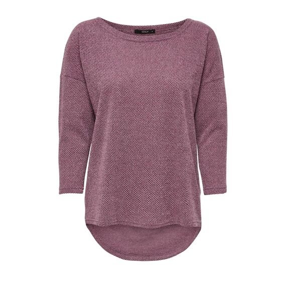 ONLY Damen Onlalba 3/4 Top JRS Noos Langarmshirt, Dry Rose,XXL