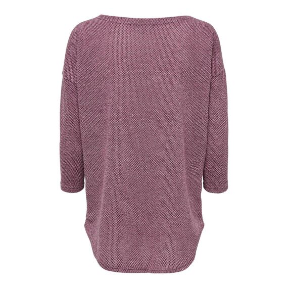 ONLY Damen Onlalba 3/4 Top JRS Noos Langarmshirt, Dry Rose,XXL