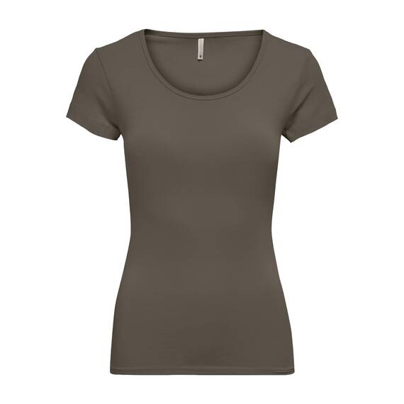 ONLY 3er Pack Damen T-Shirt schwarz oder weiß Kurzarm lang Basic Sommer T-Shirts XS S M L XL 15209153 (Farb Mix 6, L)