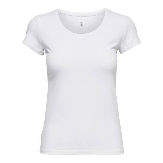 ONLY 3er Pack Damen T-Shirt schwarz oder weiß Kurzarm lang Basic Sommer T-Shirts XS S M L XL 15209153