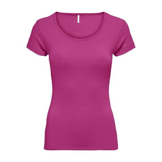 ONLY 3er Pack Damen T-Shirt schwarz oder weiß Kurzarm lang Basic Sommer T-Shirts XS S M L XL 15209153