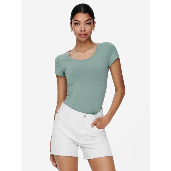ONLY 3er Pack Damen T-Shirt schwarz oder weiß Kurzarm lang Basic Sommer T-Shirts XS S M L XL 15209153