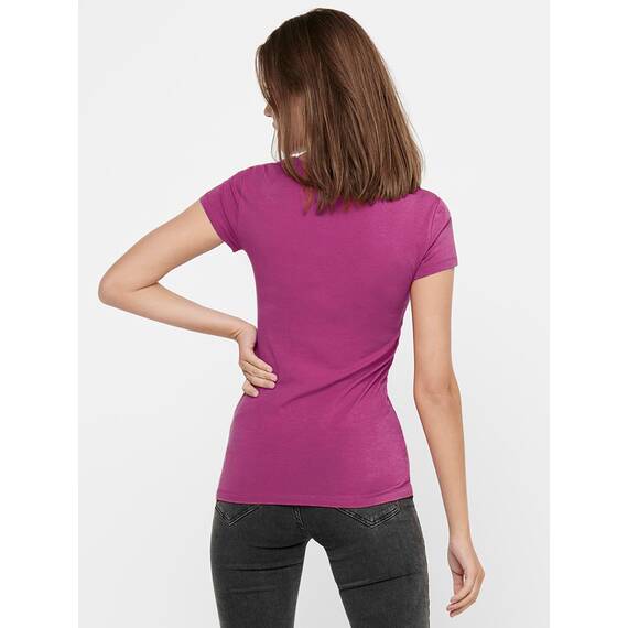 ONLY 3er Pack Damen T-Shirt schwarz oder weiß Kurzarm lang Basic Sommer T-Shirts XS S M L XL 15209153