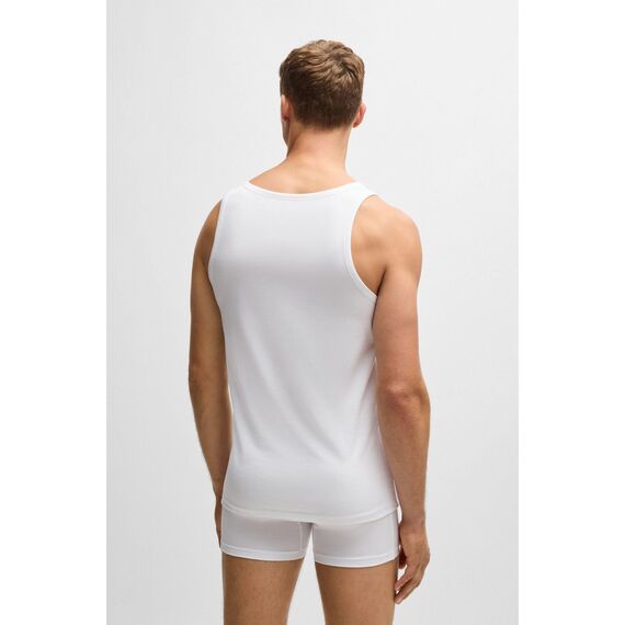 BOSS Herren 3p Co Tank Top, New - White100, L EU