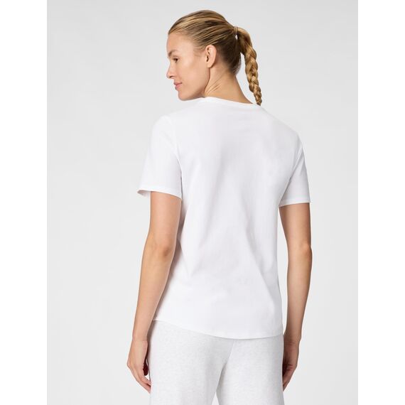 NIKE Damen Sw Club T-Shirt, Weiß, S EU