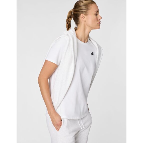 NIKE Damen Sw Club T-Shirt, Weiß, S EU