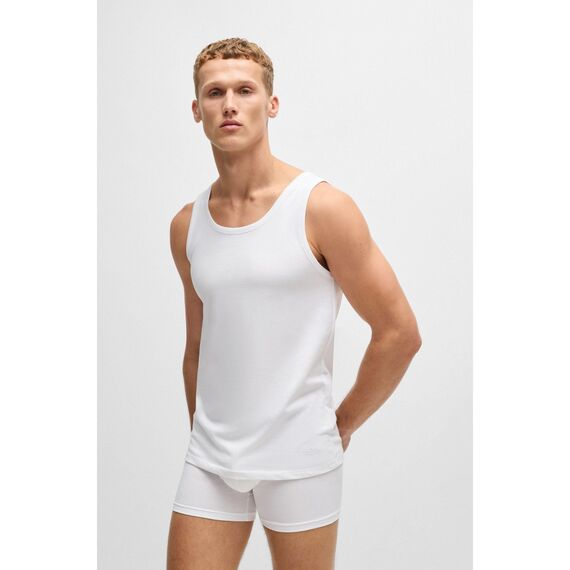 BOSS Herren 3p Co Tank Top, New - White100, L EU