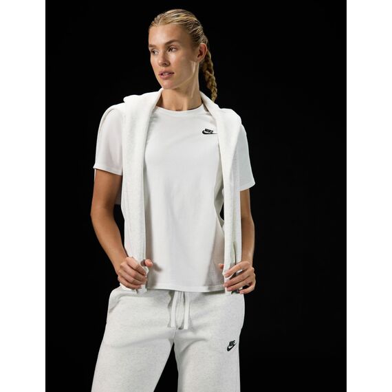 NIKE Damen Sw Club T-Shirt, Weiß, S EU