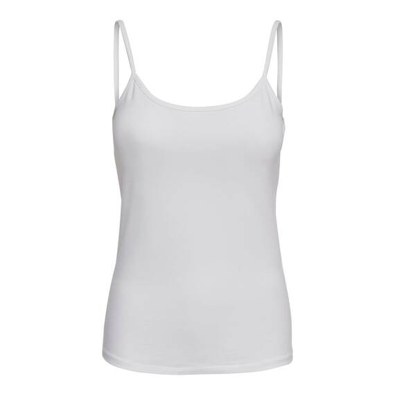 ONLY Damen 2er-Pack Tank-Top Oberteil Verschiedene Träger Shirt Unterhemd, Farbe:Weiß, Größe:S