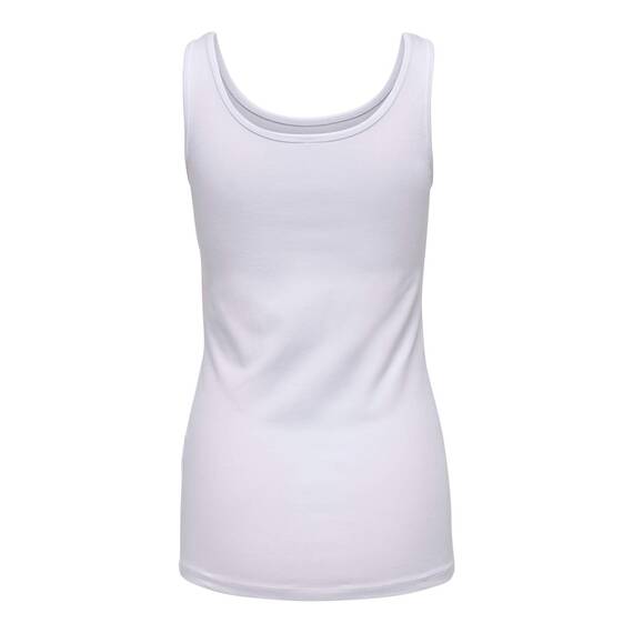ONLY Damen 2er-Pack Tank-Top Oberteil Verschiedene Träger Shirt Unterhemd, Farbe:weiß/schw., Größe:XS