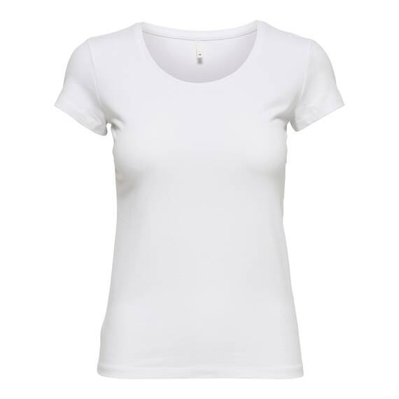 ONLY 3er Pack Damen T-Shirt schwarz oder weiß Kurzarm lang Basic Sommer T-Shirts XS S M L XL 15209153