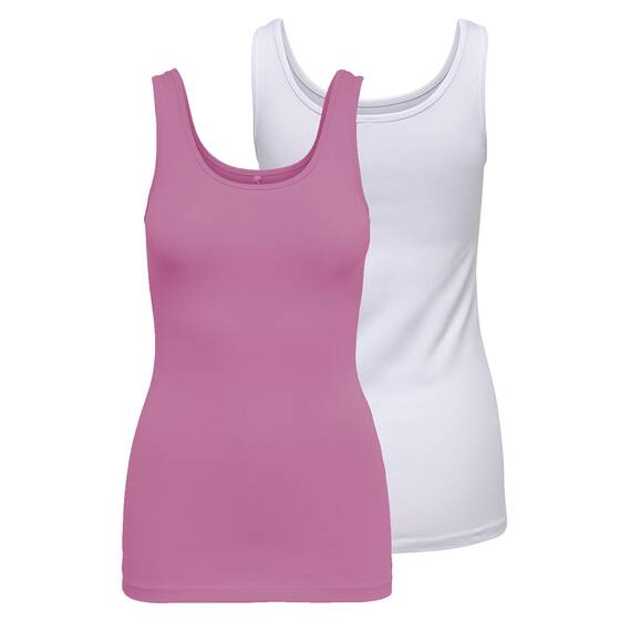 ONLY Female Tanktop Lange Basic L Set 5