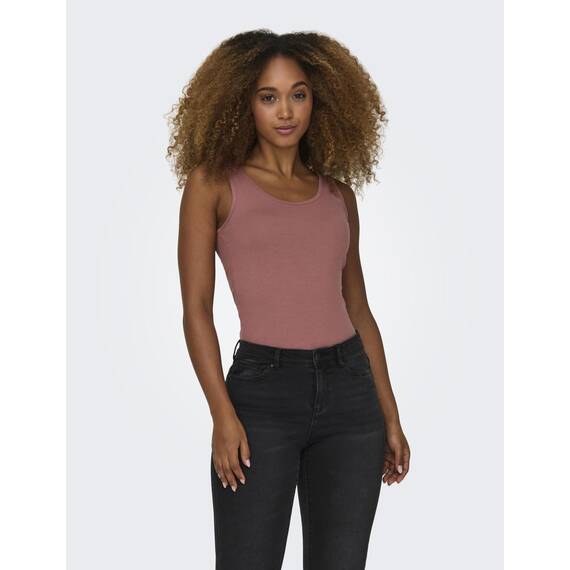 ONLY Damen Onllive Love New Long Tt 2pack Noos Tanktop, Night Sky/Pack:Night Sky/Withered Rose, M EU