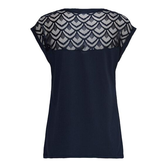 ONLY Damen Onlnicole S/S Mix Top Noos Blouse, Blau (Night Sky),XXS
