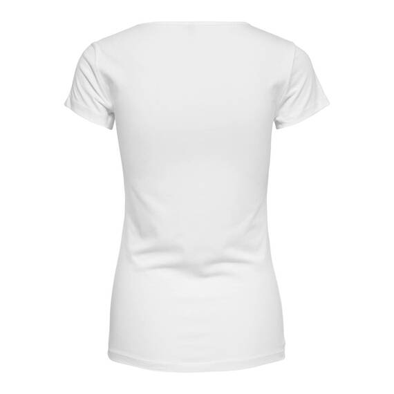 ONLY Damen Onllive Love S/S O-Neck Top JRS Blouse, Weiß, XL EU