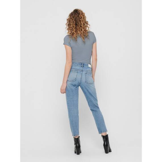 ONLY Damen Onllive Love SS Oneck TOP JRS, Peacoat/Moonlight Blue/Tradewi, XS