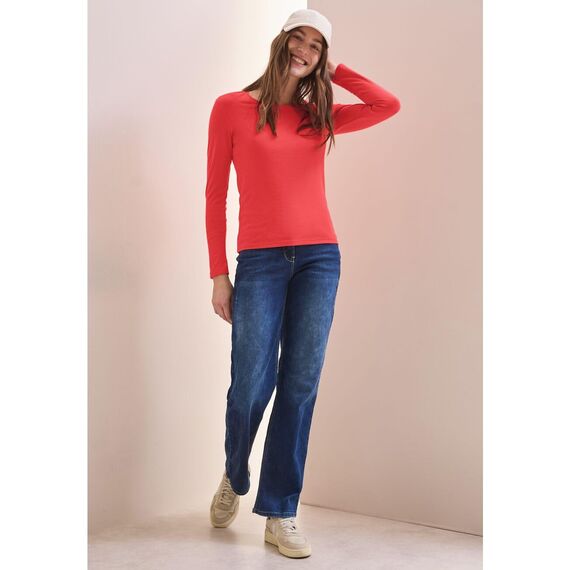 Damen Shirt mit Rundhals