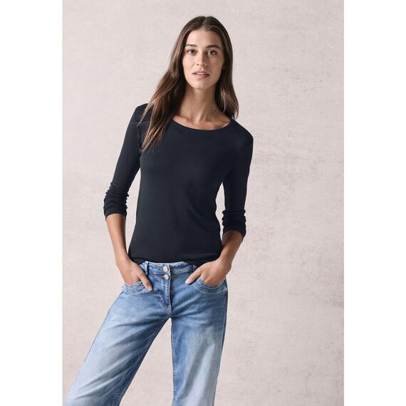 Damen Shirt mit Rundhals