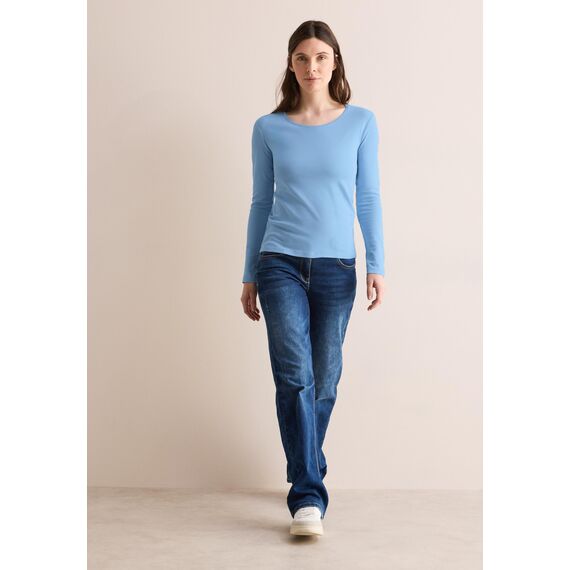 Damen Shirt mit Rundhals