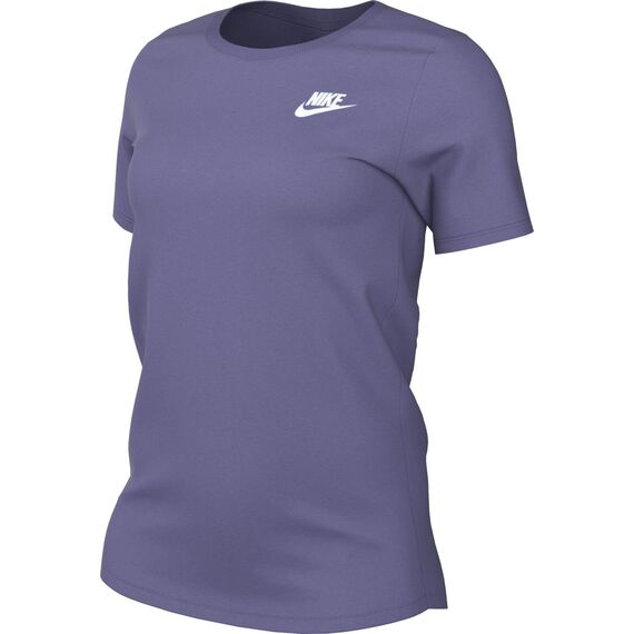 Nike Damen Club T-Shirt, Dusty Amethyst, L