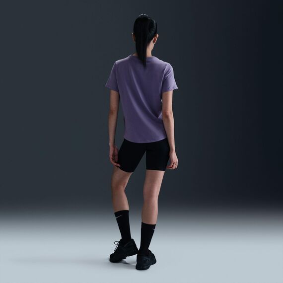 Nike Damen Club T-Shirt, Dusty Amethyst, L