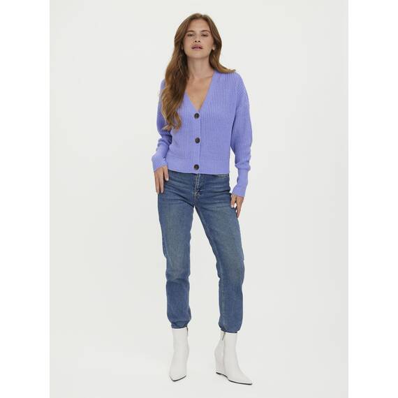 VERO MODA Vmlea Ls V-Neck Cuff Cardigan Noos