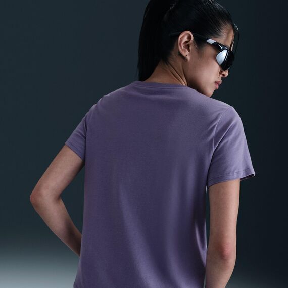 Nike Damen Club T-Shirt, Dusty Amethyst, L