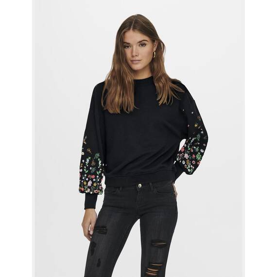 Onlbrooke L/S O-Neck Flower SWT