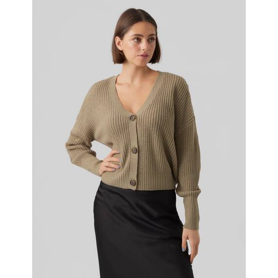 VERO MODA Vmlea Ls V-Neck Cuff Cardigan Noos