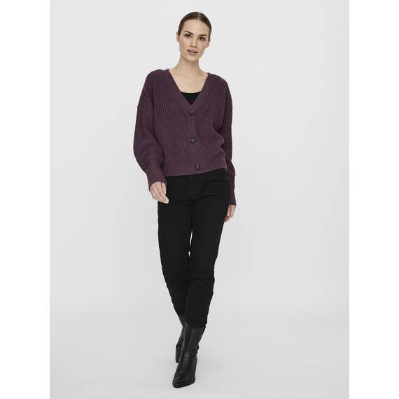 VERO MODA Vmlea Ls V-Neck Cuff Cardigan Noos