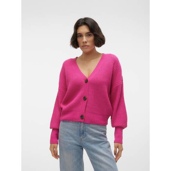 VERO MODA VMLEA LS V-Neck Cuff Cardigan NOOS
