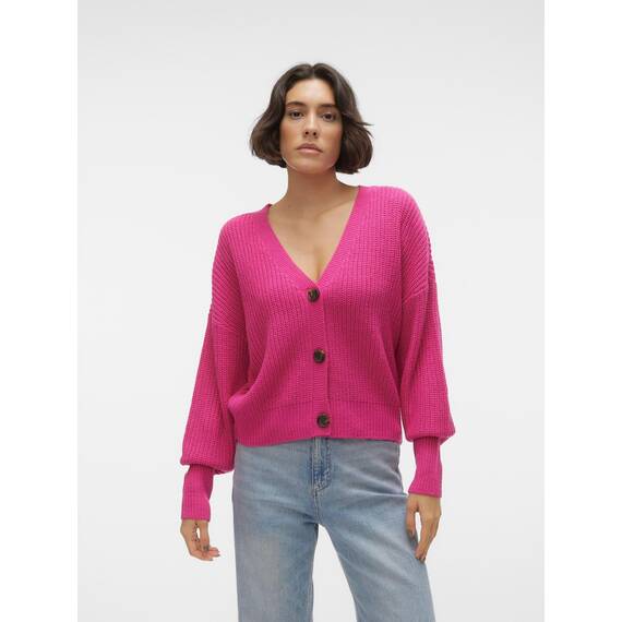 VERO MODA VMLEA LS V-Neck Cuff Cardigan NOOS