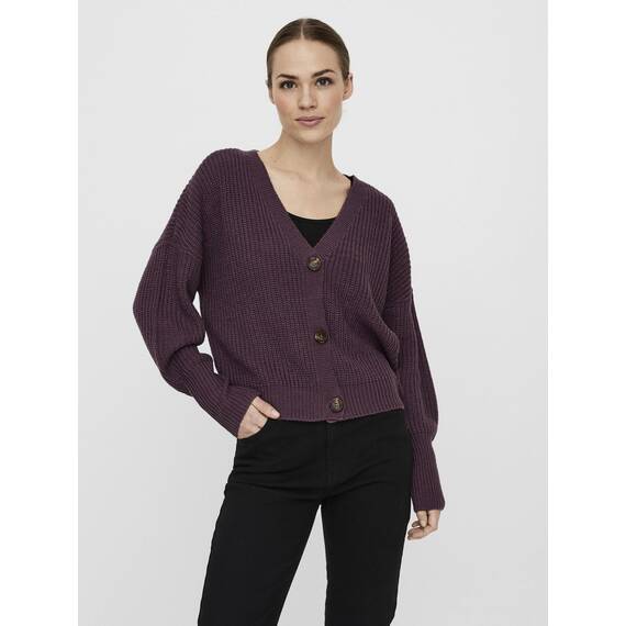 VERO MODA Vmlea Ls V-Neck Cuff Cardigan Noos
