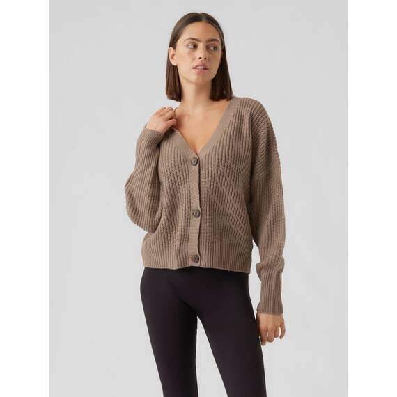 VERO MODA VMLEA LS V-Neck Cuff Cardigan NOOS